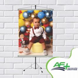 BANNER FOTOGRÁFICO LONA PET   SEM TRAMA  