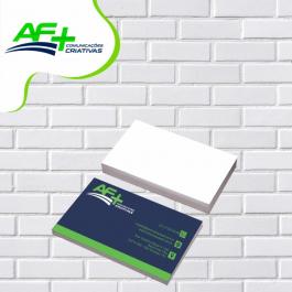 CARTAO DE VISITA COUCHÉ 250 GRAMAS 9 x 5  CM  VERNIZ TOTAL FRETE CORTE RETO 